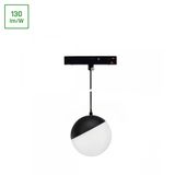 SYSTEM SHIFT BASIC - GLOBE P BALL LUMINAIRE SUSPENDED 90MM 10W  3000K BLACK