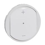 Céliane hubcap for universal 3-wire dimmer with Neutral - white finish