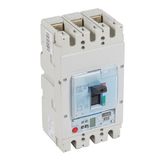 MCCB DPX³ 630 - S2 elec release + central - 3P - Icu 100 kA (400 V~) - In 500 A