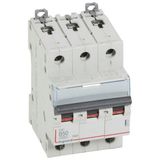 DX³6000 10kA high inlet and low outgoing screw circuit breaker 3P 400V~ - 50A - curve B - 3 modules