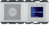 Radio Touch with Loudspeaker DAB+, Bluetooth K.x alu