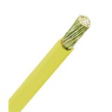 Halogenfree Single Core Wire H07Z-K 1,5yellow, fine-stranded