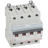 DX³6000 10kA high inlet and low outlet screw circuit breaker 4P 400V~ - 6A - curve B - 4 modules