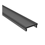 LEDLINE20 PMMA Abdeckung flach black, L-3020 B-17,8 H-5,2