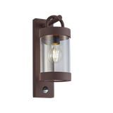 Sambesi wall lamp E27 rustic motion sensor
