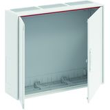 A34 ComfortLine A Wall-mounting cabinet, Surface mounted/recessed mounted/partially recessed mounted, 144 SU, Isolated (Class II), IP44, Field Width: 3, Rows: 4, 650 mm x 800 mm x 215 mm