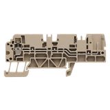 Feed-through terminal block, Screw connection, 2.5 mm², 500 V, 24 A, N