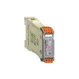 Signal converter/insulator, Current monitoring, Input : 0…1/5/10 A, Ou