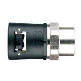 AT16/038/SFA/BLY ATS16MM 3/8 NPT SWIVEL FITTING