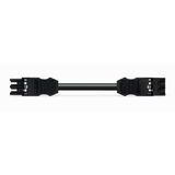 pre-assembled interconnecting cable;Eca;Socket/plug;black