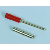 Screw and sleeves for HSCB.6, color red