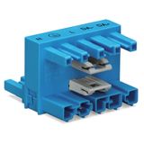 h-distribution connector 5-pole Cod. I blue