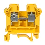 Rail-mounted screw terminal block ZSG1-10.0Nz yellow