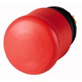 Emergency stop/emergency switching off pushbutton, RMQ-Titan, Mushroom-shaped, 38 mm, Non-illuminated, Pull-to-release function, Red, yellow, RAL 3000