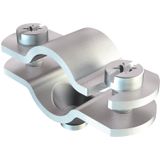 731 W 12 G  Spacer clip, with connecting thread M6, 8-12mm, Steel, St, galvanized, DIN EN 12329