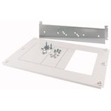 NH switch-disconnectors mounting unit, 250A, W=800mm, XNH1 3/4p, mounting on mounting plate