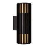 Aludra Double | Wall light | Seaside black