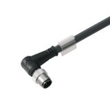 Sensor-actuator Cable (assembled), One end without connector, M12, Num