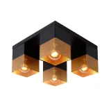 RENATE Ceiling Light  4x E27/40W Black/Gold