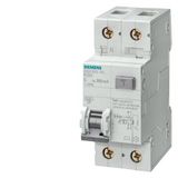 RCBO, 4.5 kA, 1-pole+N, type AC, 30 mA, C char,…5SU1353-1KL10