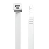 Cable tie, 7.5 mm, Polyamide 66, 540 N, white