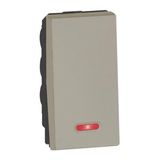 Arteor™ - 2-way switch - with indicator 20 AX 250 V~ - 1 module - Champagne