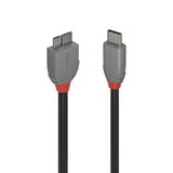 2m USB 3.2 Type C to Micro-B Cable, 5Gbps, Anthra Line USB Type C Male to Micro-B Male