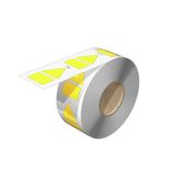 Device marking, 25 mm, Printed characters: neutral, Vinyl film, yellow