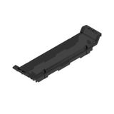 Cover, IP20 in installed state, Plastic, black, Transparent, Width: 22