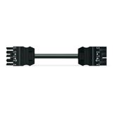 pre-assembled interconnecting cable Eca Socket/plug black