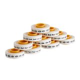 3M™ ScotchCode™ Wire Marker Tape Refill Roll, 0-9