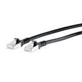 Patch cord Cat.6A AWG 26 10.0 m black