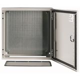 Wall enclosure with mounting plate, HxWxD=400x400x200mm