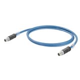 Ethernet Railway Cable (assembled), M12 X-type IP 67 straight male, M1