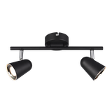 Toulouse LED spotlight 2-pc matt black