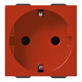 2P+E 16A German SICURY outlet red