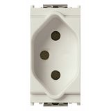 2P+E 10A Swiss 13 type outlet white