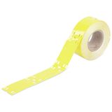 Cable tie marker for Smart Printer for use with cable ties yellow