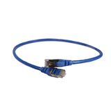 Patch cord RJ45 category 6 F/UTP screened PVC 0.5 meter