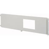 Front plate for PDE3 horizontal, HxW= 200 x 600mm