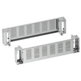 SOKKEL INOX 304L FRONT VENT. H200xB1200