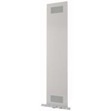 Front plate (section high), ventilated, W=425mm, IP31, grey