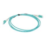 Patch cord fiber optic LC/LC fiber (50/125µm) OM4 2m
