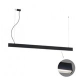 Linear Suspended L2820 3000K Black Microprismatic