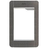 Pixel frame+plate 1M slate grey