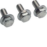 Hexagonal bolt LV size 1-3 M12x30 stainless with rolled spring element