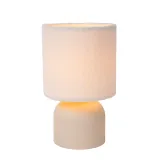 WOOLLY Table lamp-Cream-Ø16-1xE14-40W-Cotton