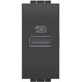 LL - USB type A charger 1m anthracite