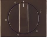 Centre plate for mechanical timer, arsys, brown glossy
