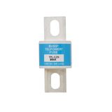 Eaton Bussmann series TPL telecommunication fuse, 170 Vdc, 500A, 100 kAIC, Non Indicating, Current-limiting, Bolted blade end X bolted blade end, Silver-plated terminal